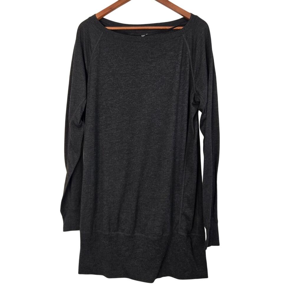 Nike Epic Dri-Fit Minimalist Long Sleeve Tunic Performance Yoga Activewear L